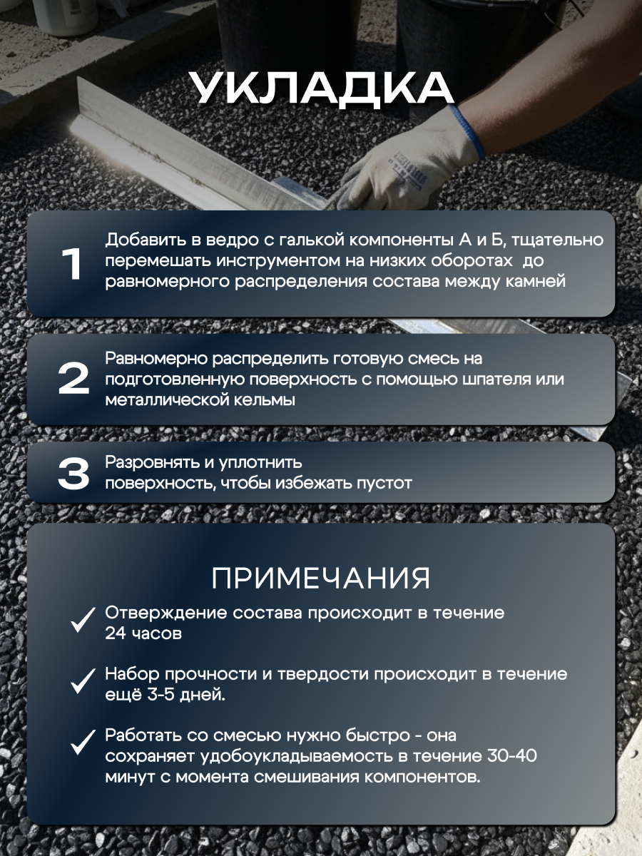 Каменный ковер черный мрамор